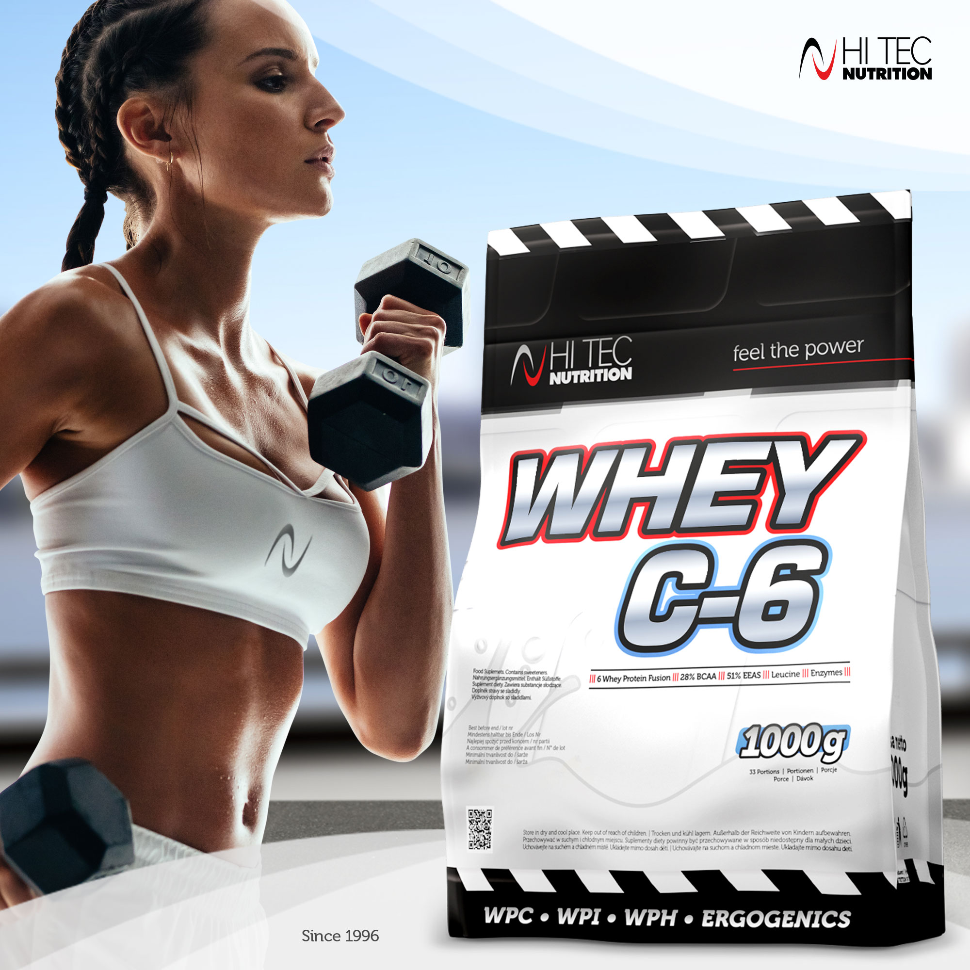 Протеин на прах Hi TEC Nutrition, Whey C-6, 1000 g - eMAG.bg