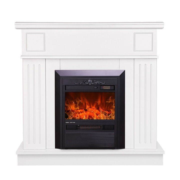 Elektromos kandalló Marina & Cristina, 997x1034x270 mm, 2000 W, 2 fűtési fokozat, 5 lángfényességi szint, Időzítő