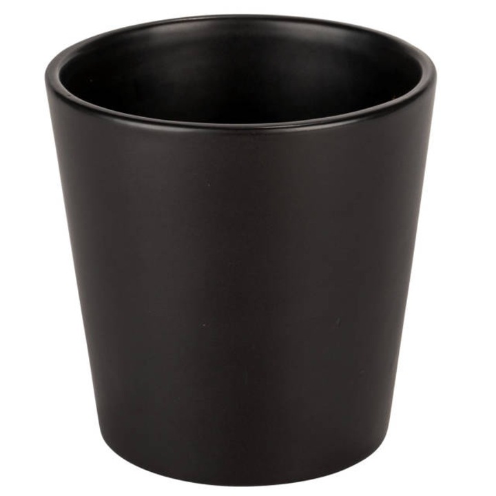 Ghiveci KURO, ceramica, Ø 13 cm, WENKO