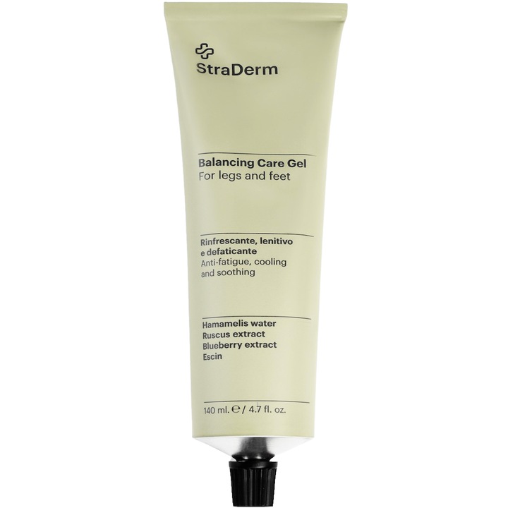 Gel racoritor pentru picioare obosite, cu transpiratie excesiva. StraDerm, 140 ml