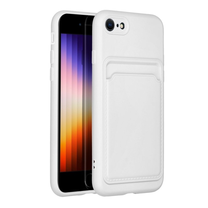 Forcell kártya tok iPhone 7/8 / SE 2020 fehér