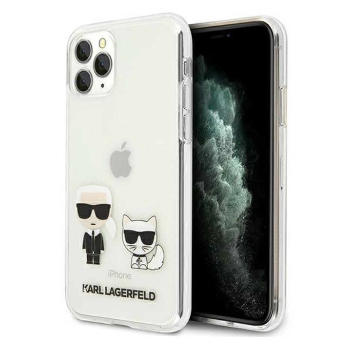 Karl Lagerfeld KLHCN65CKTR iPhone 11 Pro Max tok Átlátszó Karl & Choupette telefontok