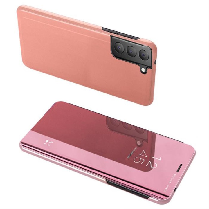 Clear View tok for LG K62 / K52 / K42 rózsaszín