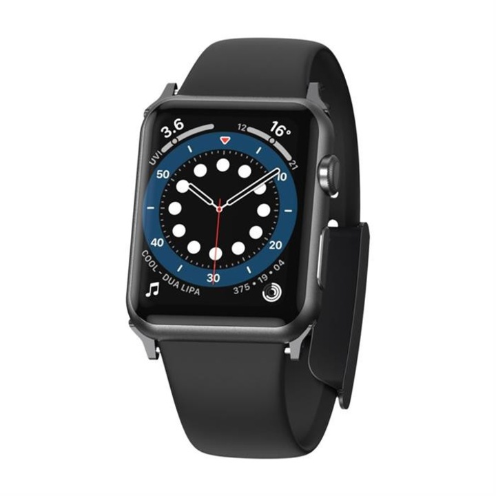 Baseus Slip-Thru Watch Band AP Watch Series 3/4/5/6 / SE 38mm / 40mm fekete (LBWSE-01)
