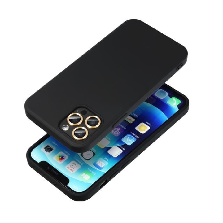 Forcell Silicone Lite tok Samsung Galaxy A22 LTE (4G) fekete