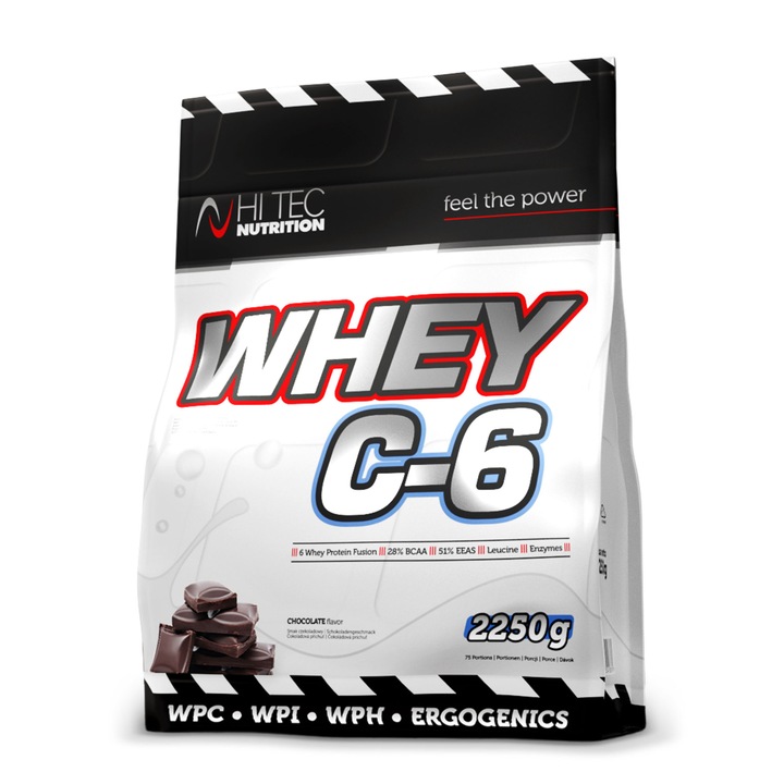 Hi Tec Nutrition Proteine Whey C-6 2250 g Aroma ciocolata