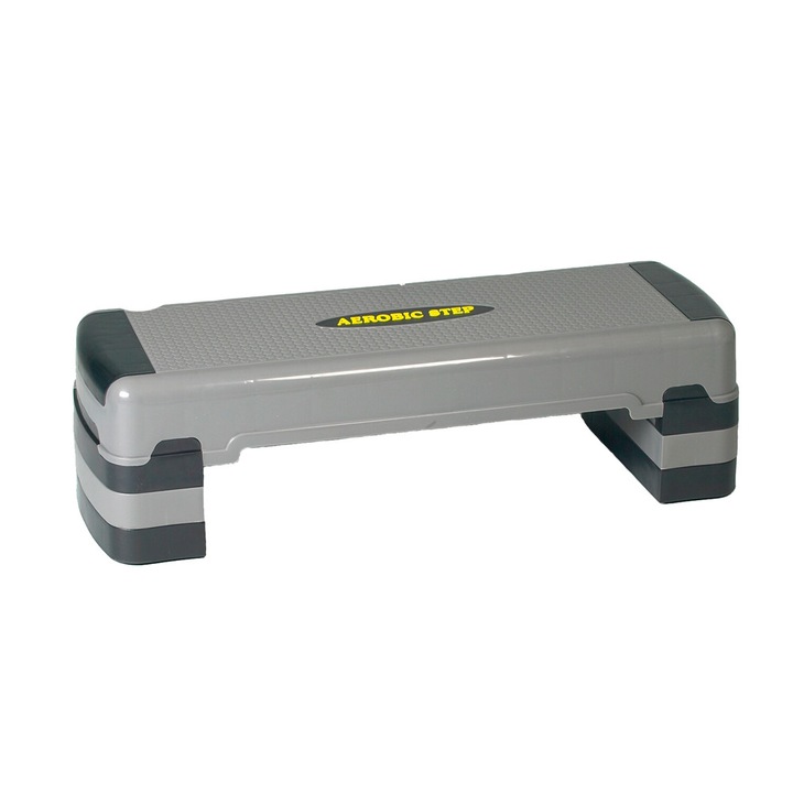 Step Up XL Lépcső, 3 szint, állítható magassággal 15/19/25 cm, maximálisan megengedett súly 100 kg