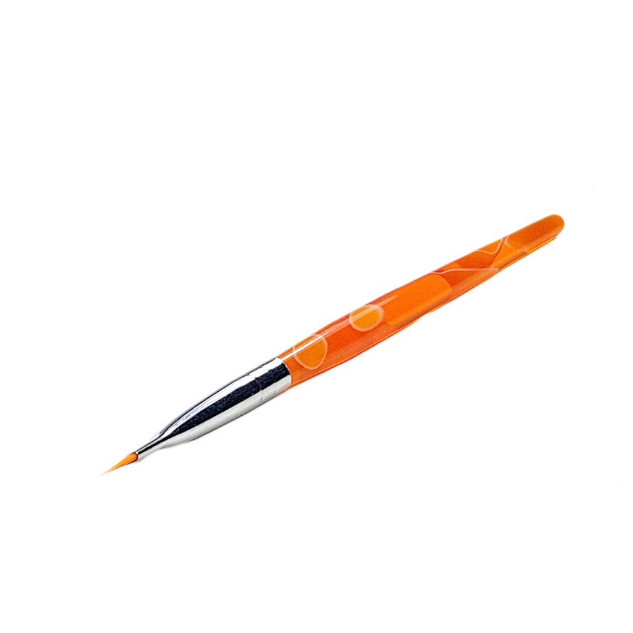Pensula pentru unghii Z003-4, MoonbasaNails, Portocaliu