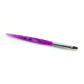 Pensula plata pentru unghii Z002-8, MoonbasaNails, Mov Pensula plata pentru unghii Z002-8, MoonbasaNails, Mov