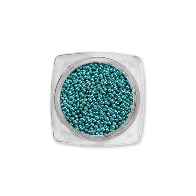Perle caviar decorative, MoonbasaNails, 009, Turcoaz