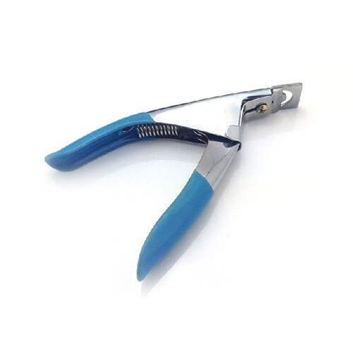 Cleste unghii tip ghilotina pentru tipsuri 053-BL MoonbasaNails, Albastru