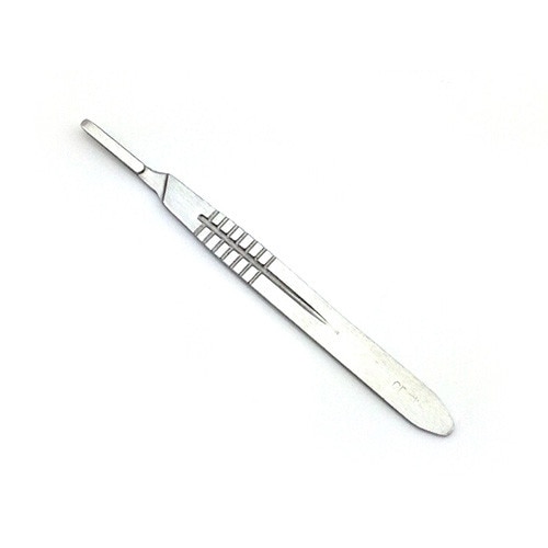 Maner pentru bisturiu 4-081 MoonbasaNails, Argintiu