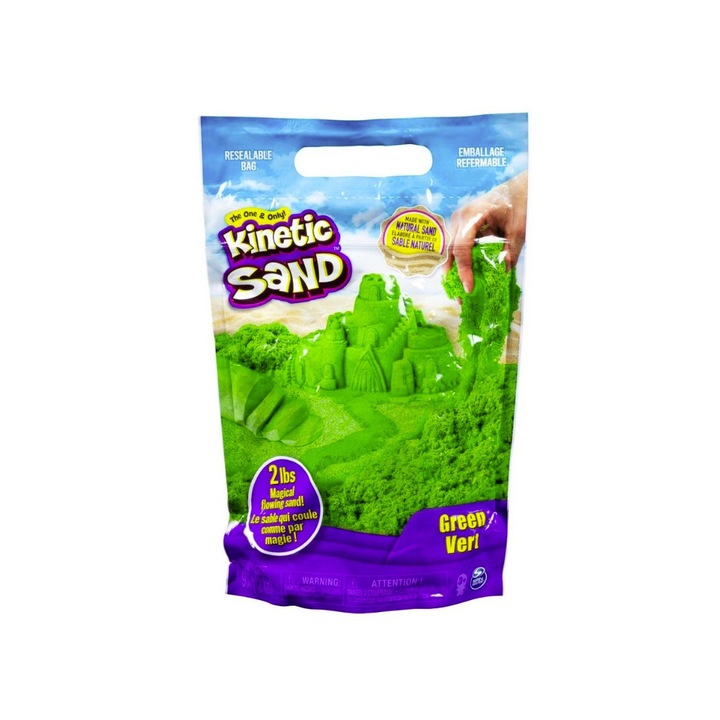 Nisip Kinetic, Verde, 900g