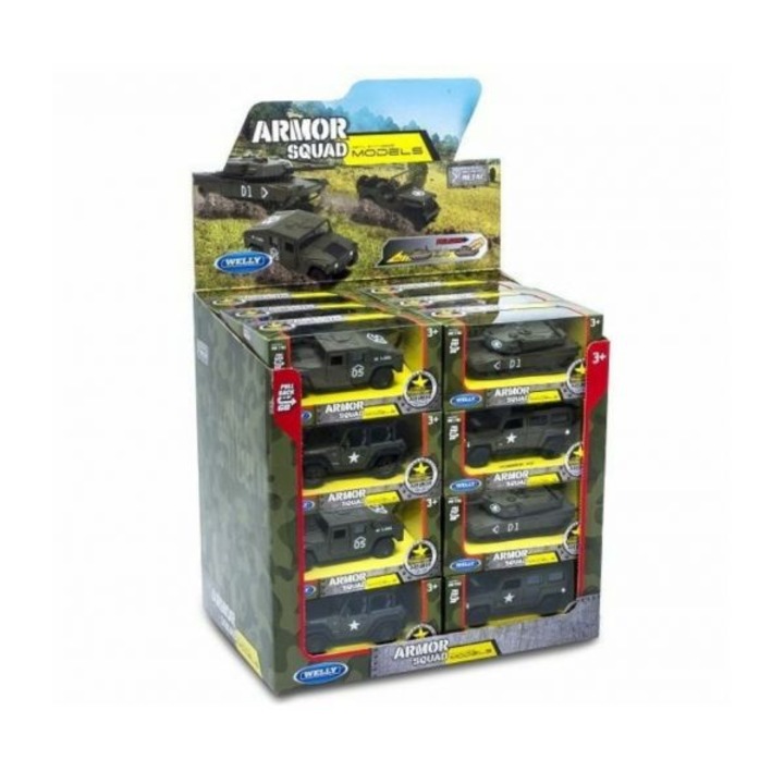 Welly комплект военни превозни средства 1:34