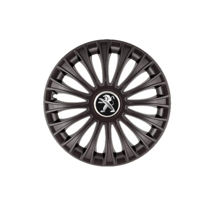 Set 4 capace roti Dino grafit R16 pentru gama auto Peugeot