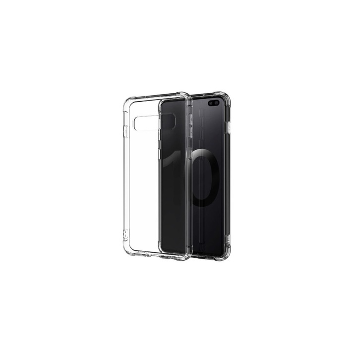 Husa compatibila cu Samsung A41, Etui Book, Transparent