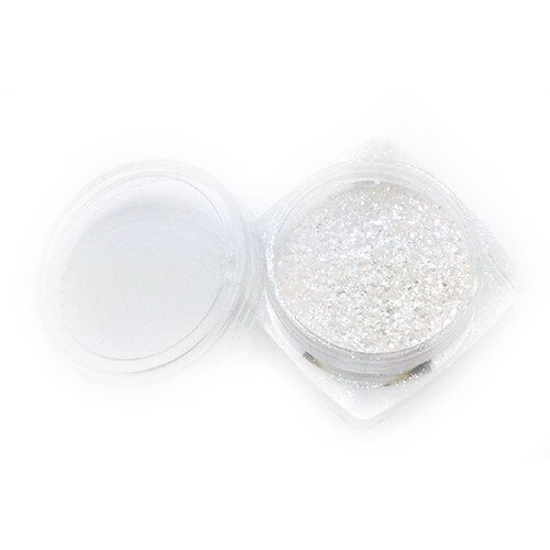 Pudra acrilica MoonbasaNails, 34, 3g, Alb