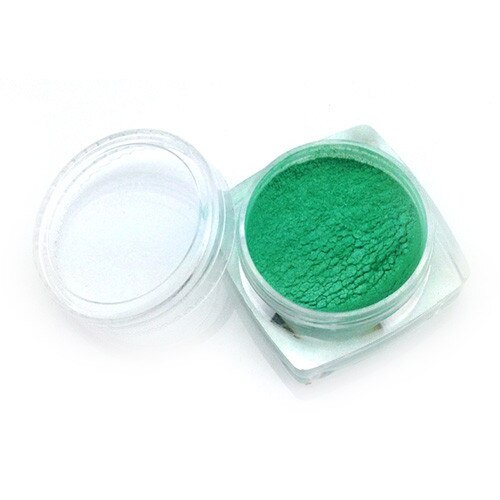 Pudra acrilica MoonbasaNails, 30, 3g, Verde