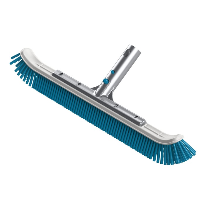 Четка за стени на басейн, полипропилен, 45 см, синя