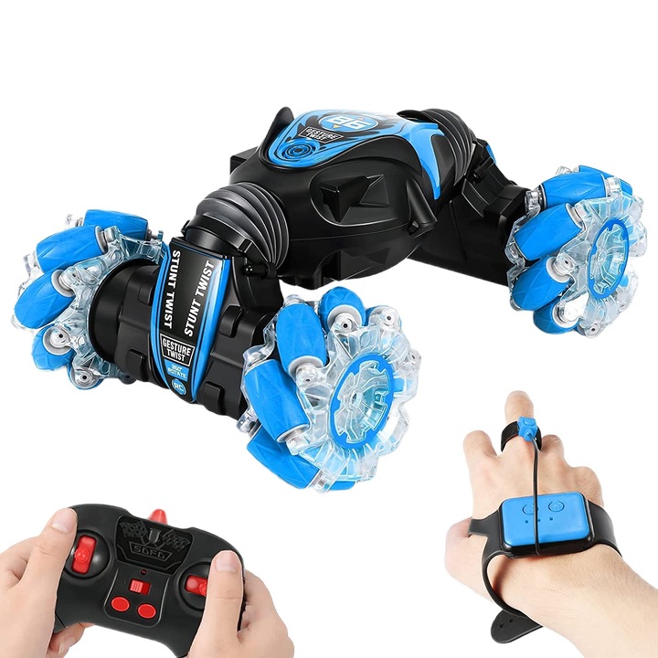 OEM távirányítós autó, ABS, kézmozdulat vezérlés, 6 év+, kék