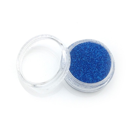 Pudra cu sclipici MoonbasaNails Z9, 3g, Albastru