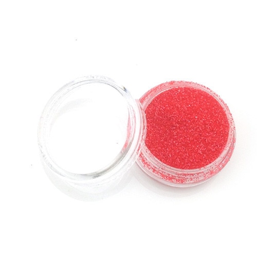 Pudra cu sclipici MoonbasaNails Z8, 3g, Rosu