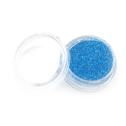 Pudra cu sclipici MoonbasaNails Z5, 3g, Albastru
