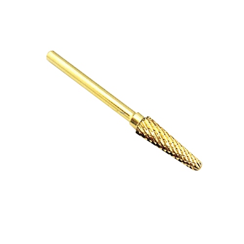 Cap carbid MoonbasaNails pentru pilirea unghiilor artificiale, 014-XC, Auriu