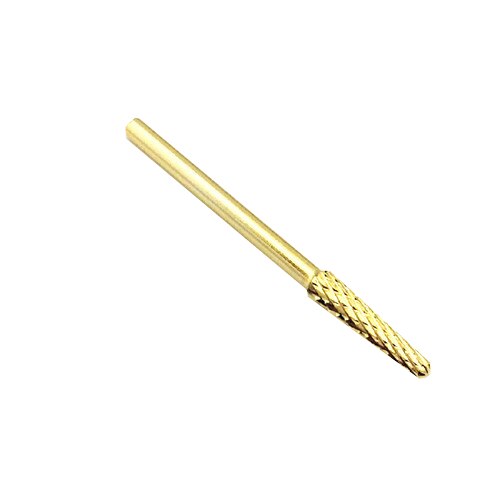 Cap carbid MoonbasaNails pentru pilirea unghiilor artificiale, 016-XC, Auriu
