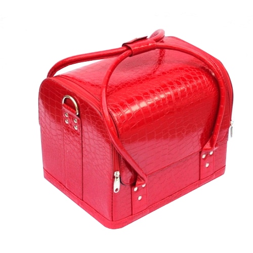 Geanta cosmetica Moonbasa Nails, 001-LR, Rosu