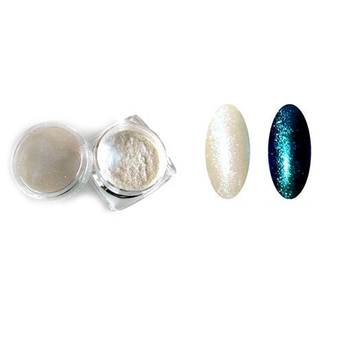 Pigment pentru unghii MoonbasaNails, Chameleon, 10, Bej