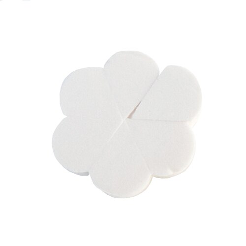 Burete cosmetic Moonbasa, 6 bucati, Alb