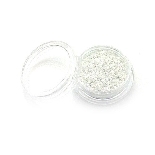 Sclipici pentru unghii MoonbasaNails H13, Mic, Alb, 3 g