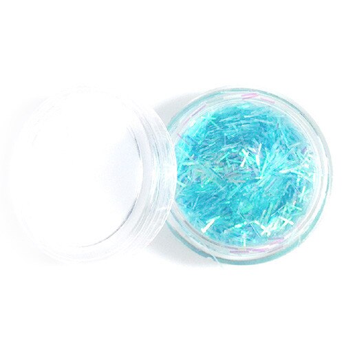 Sclipici pentru unghii MoonbasaNails HL12, Mare, Albastru deschis, 3 g
