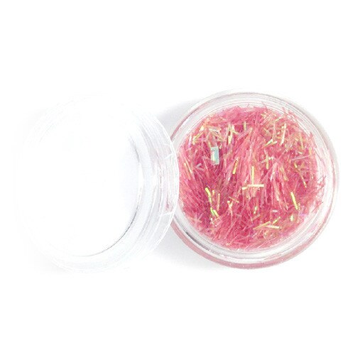 Sclipici pentru unghii MoonbasaNails HL7, Mare, Roz, 3 g