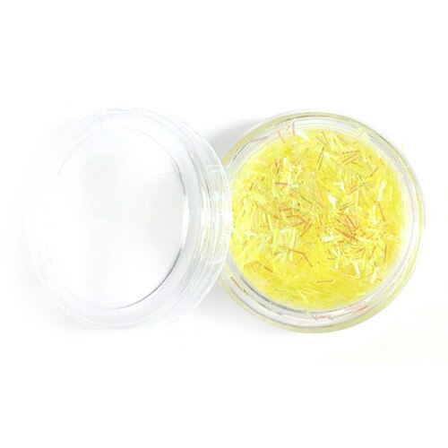 Sclipici pentru unghii MoonbasaNails HL10, Mare, Galben, 3 g