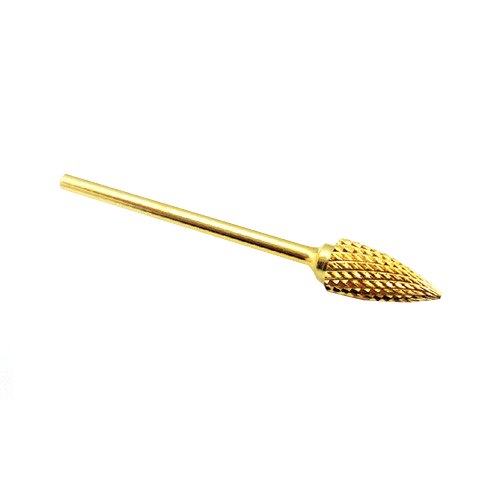 Cap carbid MoonbasaNails pentru pilirea unghiilor artificiale, 009-XC, Auriu