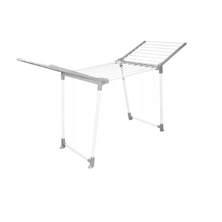 Összecsukható ruhaszárító, tapadásmentes lábak, vastag rudak, 15m, Sepio