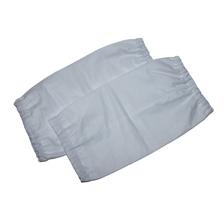 Maneci protectie halat, albe