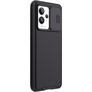 Husa Nillkin CamShield Pro, pentru Realme GT2 Pro, Protectie camera, Antisoc, Policarbonat/TPU, Negru