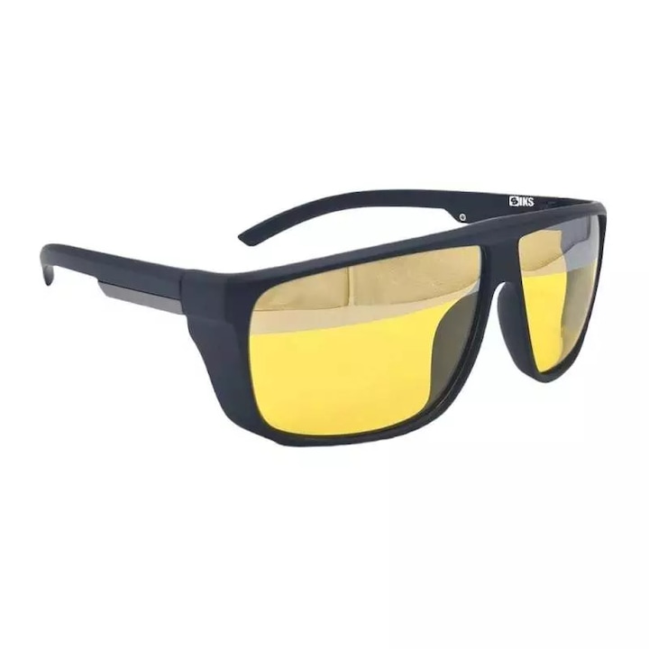 Ochelari de Condus M6 SIKS Polarizati de Condus Noaptea, Lentile Galbene, Toc Inclus
