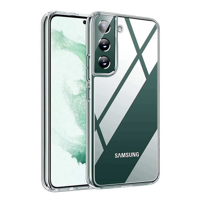Кейс Joyshell, за Samsung Galaxy S22 Plus, Силикон, Прозрачен