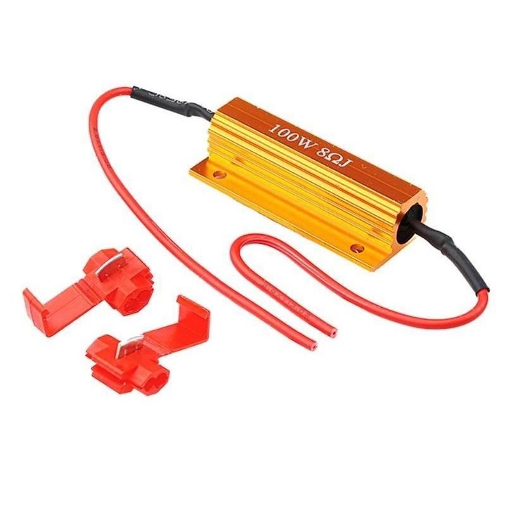 Anulator eroare LED-uri, rezistenta, 12V, 100W, 8 Ohm, 63361 Carmotion