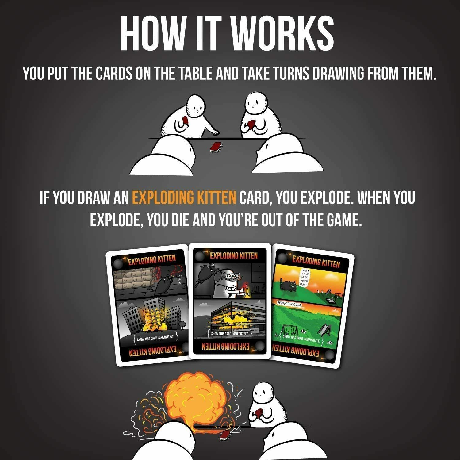Настолна игра Exploding Kittens Chigoods на английски език - eMAG.bg