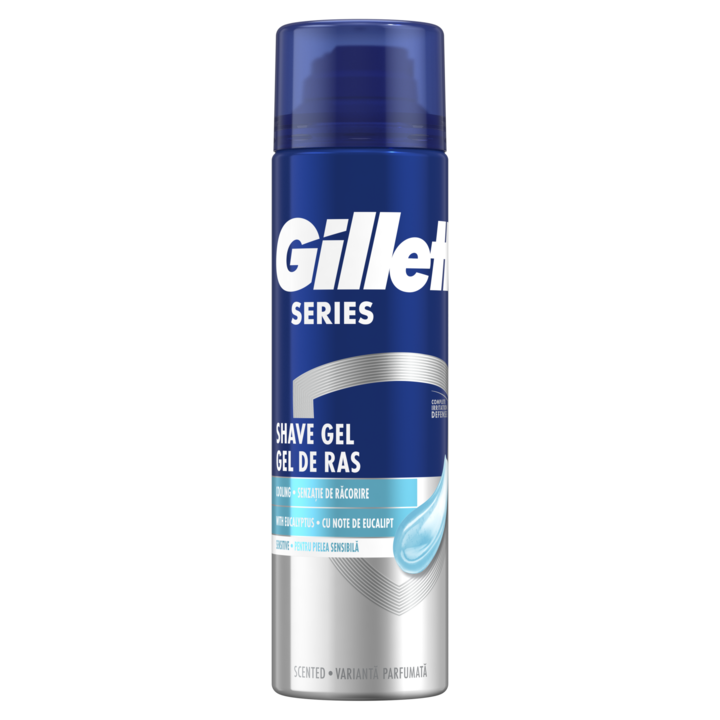Gel de ras Gillette Series Cooling, 200 ml