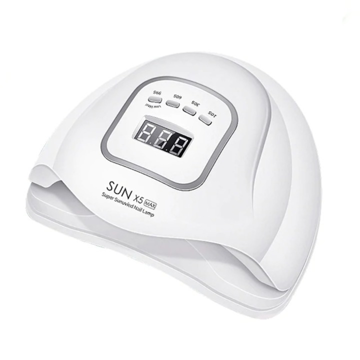 Lampa UV pentru unghii, LED, 72W, manichiura, alb