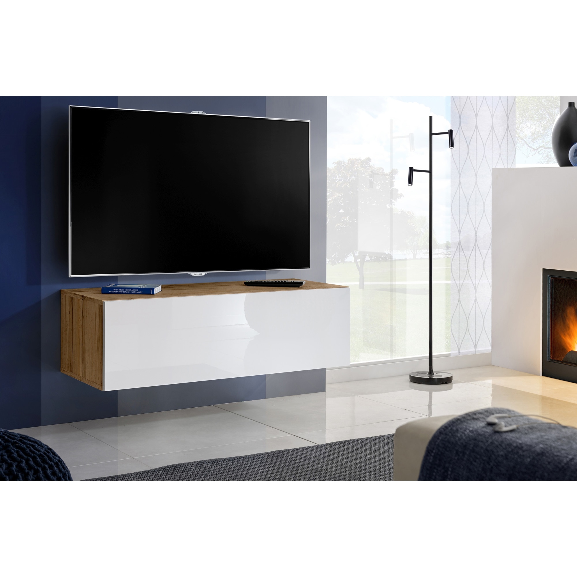 Comoda TV, Extreme Furniture, T34100, Pal melaminat, 100 x 45 x 30 cm