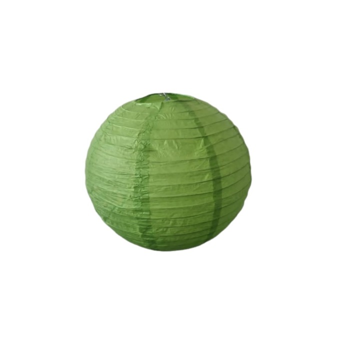 Lampion hartie 40 cm verde