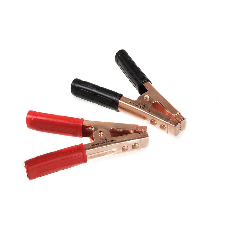 Set 2 cleme pentru cabluri de pornire 400A R/B, Maclean MCE36