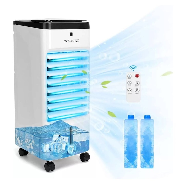 Мобилен охладител ZENET ZET-483 4 в 1 Преносим климатик